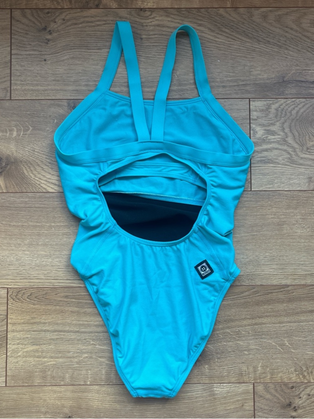 JOLYN 🩵 Caroline Turquoise One-Piece Cutout Swimsuit Size 30